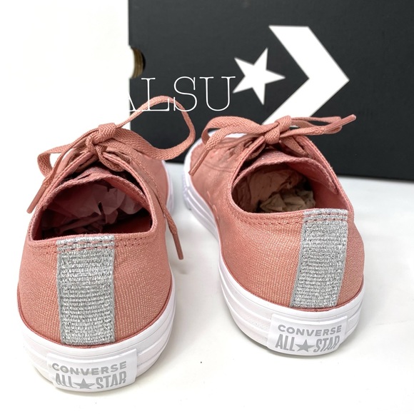 Converse Ctas Low Top Canvas Rust Pink K/W - Picture 3 of 10